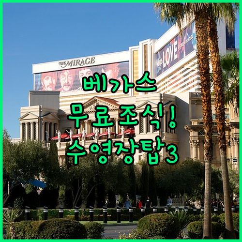 가족 여행에 좋은 라스베이거스 호텔 무료 조식과 수영장 시설 정보 안내